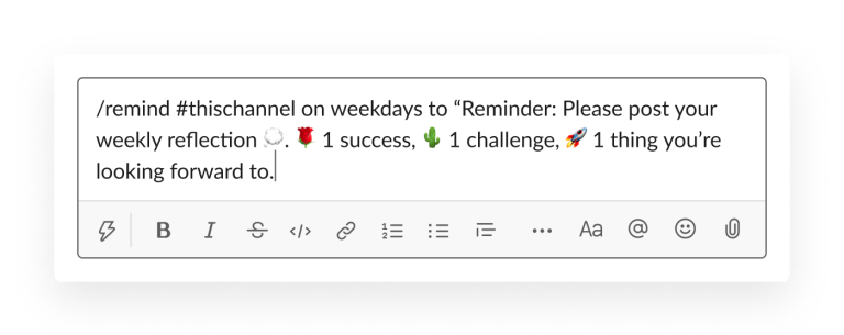 slack remind me example